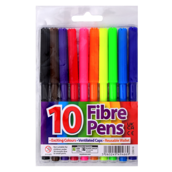 Fibre Pens 10's H/pk - Plympton Photoshop